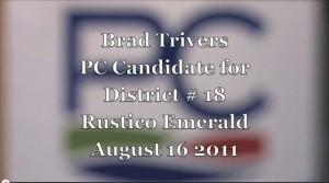 Nomination Speech - Brad Trivers - PC Candidate