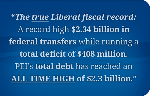 PEI Liberal Fiscal Record