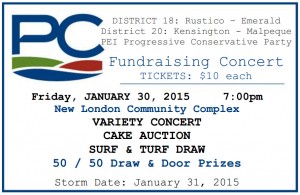 Variety Concert Ticket Jan 20 2015