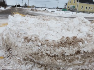 stanley bridge roundabout piled snow 4