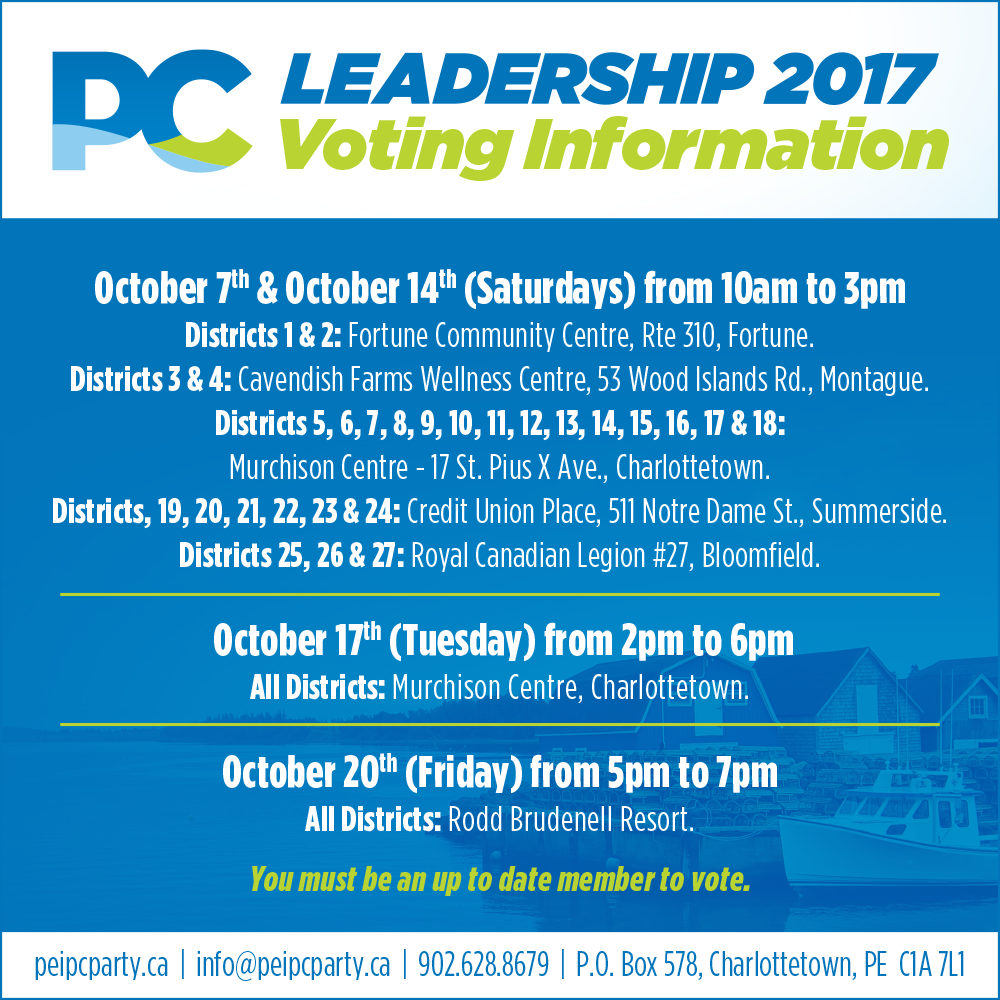 voting information PC Leadership 2017