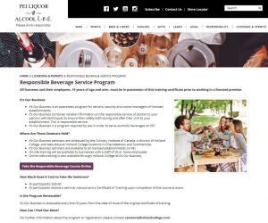 PEI Responsible Beverage Program - servers course